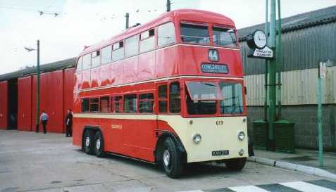 Huddersfield Trolleybus 619